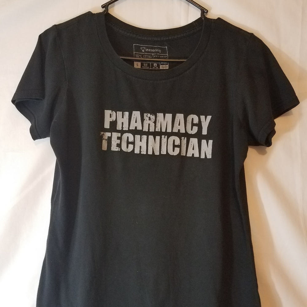 TEE SPRING PHARMACY TECHNICIAN T-SHIRT WOMEN SMALL
